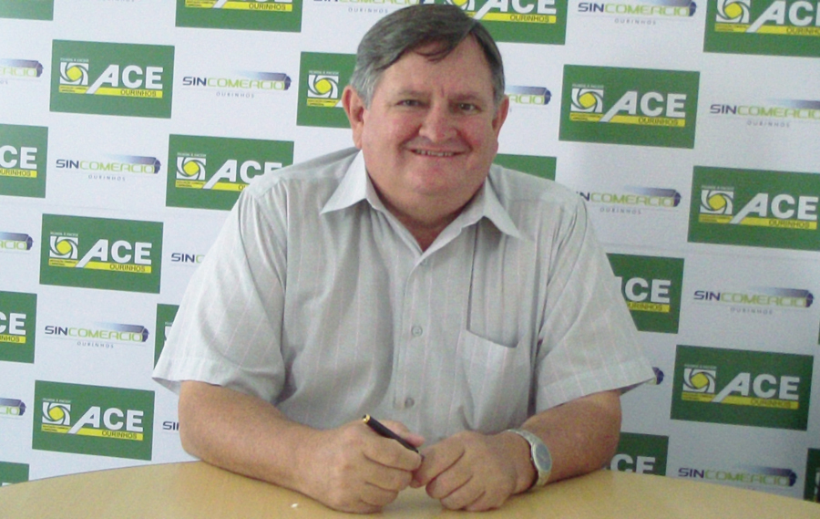 Diógenes Correa Leite, presidente da ACE Ourinhos